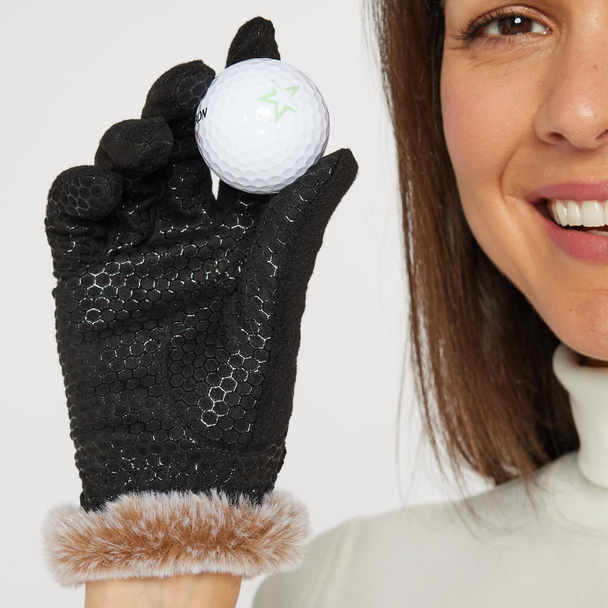 Swing Out Sister Winter Golf Gloves Black